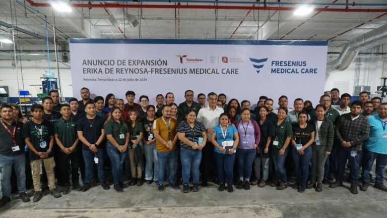 Fresenius Medical Care invierte 10 mdd en Tamaulipas y creará 600 empleos